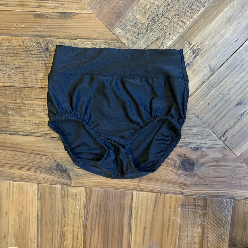 Black High Waist Briefs